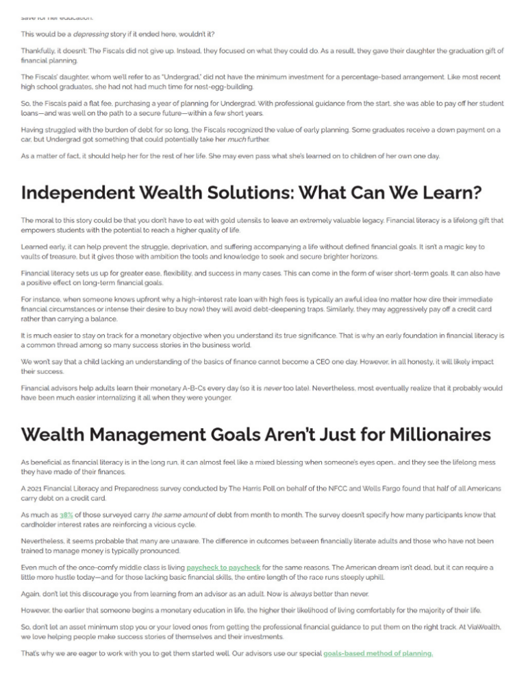 Content Writing and SEO Strategy for Financial Advisors and Real Estate Firms